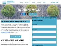 Retaining Wall Contractor, Boulder Wall, Winnipeg, MB