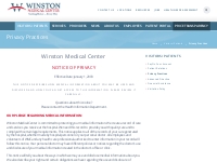 Privacy Practices - Winston Medical Center