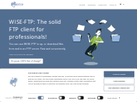 WISE-FTP - The file transfer software for professionals