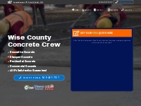 Wise County TX Concrete Contractor - Wise County Concrete Crew