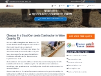 Services - Wise County Concrete Crew