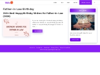 Father-in Law Birthday   WishesQ