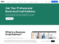Custom Email Address | Business Email with Your Domain | Wix.com