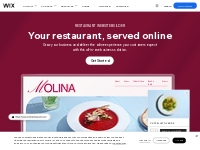 Free Restaurant Website Builder | Wix.com