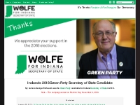 Welcome - George Wolfe for Indiana Secretary of State