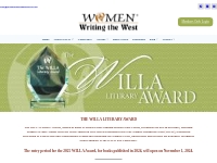 The WILLA Literary Award   Women Writing the West