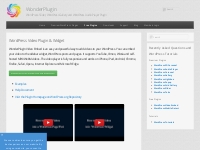 WordPress Video Plugin   Widget - Best WordPress Video Player | WordPr