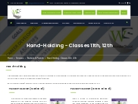 Services | Hand-Holding - Classes 11th, 12th | WonderSkool Panchkula, 