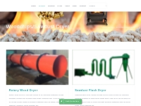 Biomass Drying Machines. Rotary Wood Sawdust Dryer. Sawdust Flash Drye