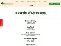 Board of Directors - Woods Homes