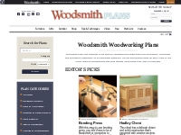 Woodsmith Plans