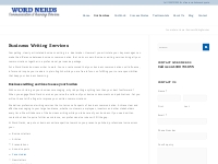 Business Writing Services | Business Writer | Word Nerds