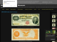 1882 $1000 Dollar Gold Certificate|World Banknotes   Coins Pictures | 