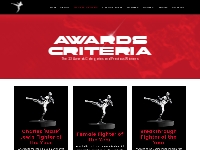 Awards Criteria - The World MMA Awards