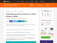 6 Best Business Phone Services for Small Business (2024)