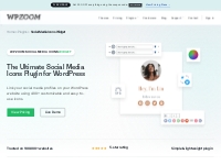 Social Media Icons Widget for WordPress by WPZOOM