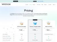 Pricing   Plans - WPZOOM
