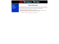 Writers Write, Inc. -- Internet Media Company and Blog  Network -- Adv