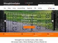 Wrought Iron Gates | Buy Metal Wrought Iron Gates, Railings, Fencing -