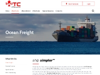 Ocean Freight Canada | Ocean Freight Shipping Company | WTC Group