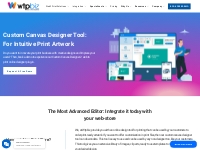 Custom Canvas Designer- Web to Print Online Designer Tool