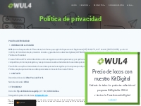 Política de privacidad - WUL4