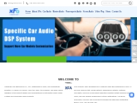 Car audio series car dab+ radio and specific car audio DSP amplifier f