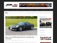 [Bring a Trailer] 2009 Cadillac XLR-V For Sale With Only 2,500 Mi