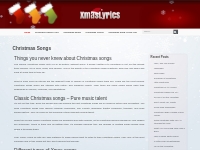 Christmas Songs - XmasLyrics.com - Christmas Songs