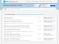 Sitemap Generator Forum - Index