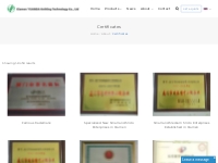 Circular Knitting Machine Certificates - Yuanda