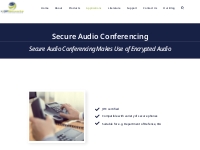 Secure Audio Conferencing | Encrypted Audio | XOP Networks