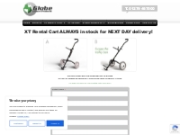 The XT Rental Cart New Cart Enquiry | The XT golf rental cart from Glo