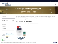 Solar Bluetooth Speaker Light Dubai UAE