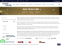 Solar Motion Sensor Light Dubai, Solar Led Sensor Wall Lamp in UAE