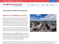 Altai State Medical University: MBBS Admission in Russia, Fee Structur