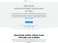 VideoDuke: the best video downloader for Mac