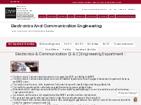 Electronics and communication Engineering