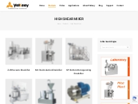 Best High Shear Mixer Equipment- Yekeey- give you best quality