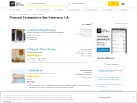 Best 30 Physical Therapists in San Francisco, CA with Reviews
