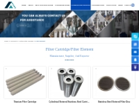 Stainless Steel Filter Cartridge, PP Filter Element for Filter Housing