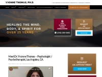 Meet Dr. Yvonne Thomas - Psychologist | Psychotherapist Los Angeles