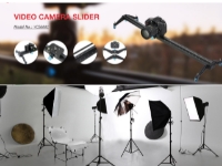 Camera Silder, Linear & Curved Camera Video Track Dolly Slider, Carbon