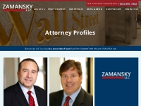 Attorney Profiles | Securities Lawyers for Fraud | Zamansky LLC