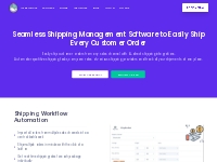 Shipping Management Software for eCommerce | ZapInventory