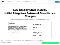 How Much Does an LLC Cost Per State in 2024 | ZenBusiness Inc.