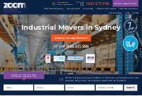 Industrial Movers Sydney | Moving Machinery | ZOOM Business
