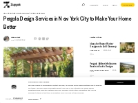 Pergola Design Services in New York City to Make Your Home Better | Zu