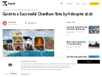 Guide to a Successful Chardham Yatra by Helicopter 2023 | Zupyak