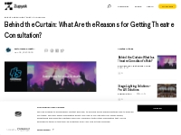 Behind the Curtain: What Are the Reasons for Getting Theatre Consultat